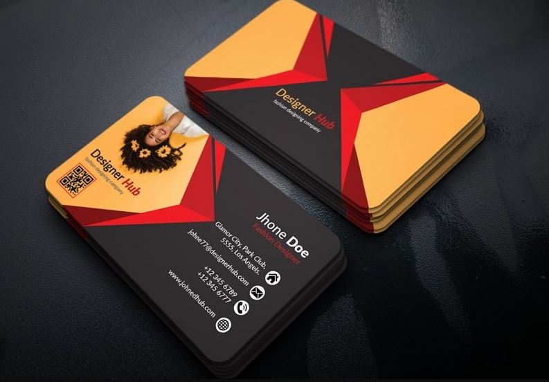 Mẫu name card dành cho nhà thiết kế thời trang